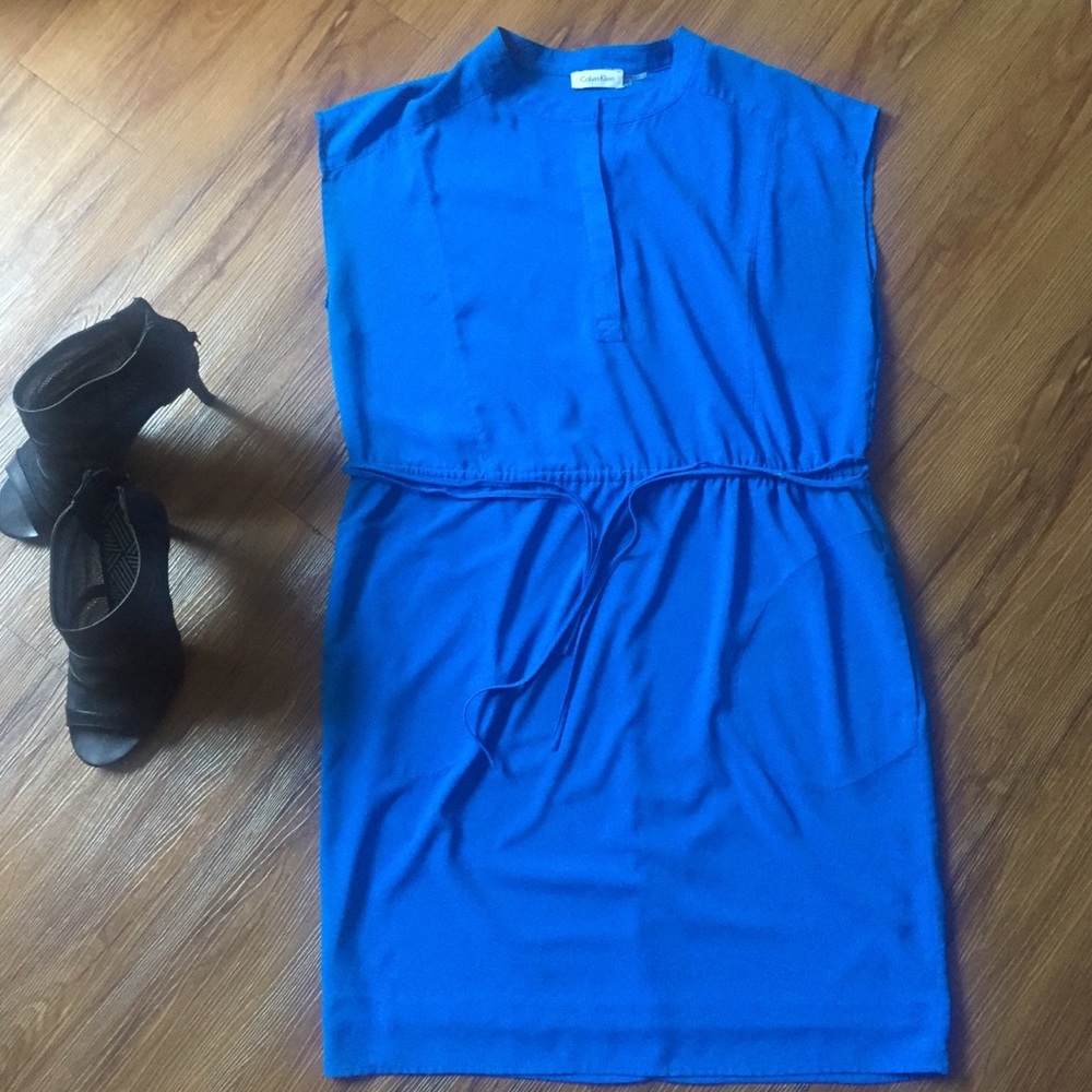 🎉Calvin Klein azure blue dress🎉